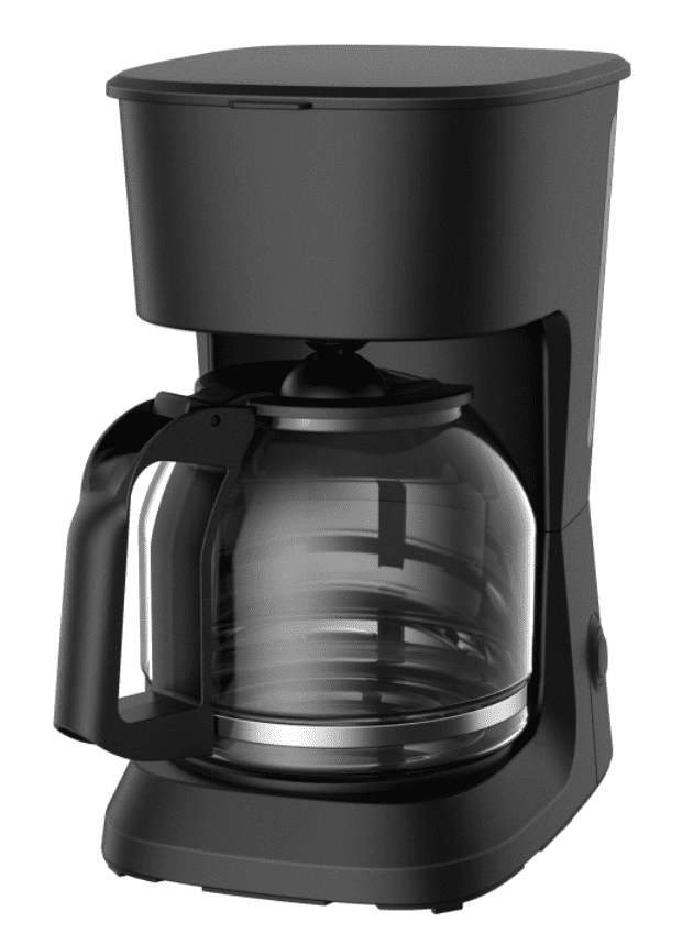 Mainstays 12-Cup Black Drip Coffee Maker with Removable Filter Basket ...