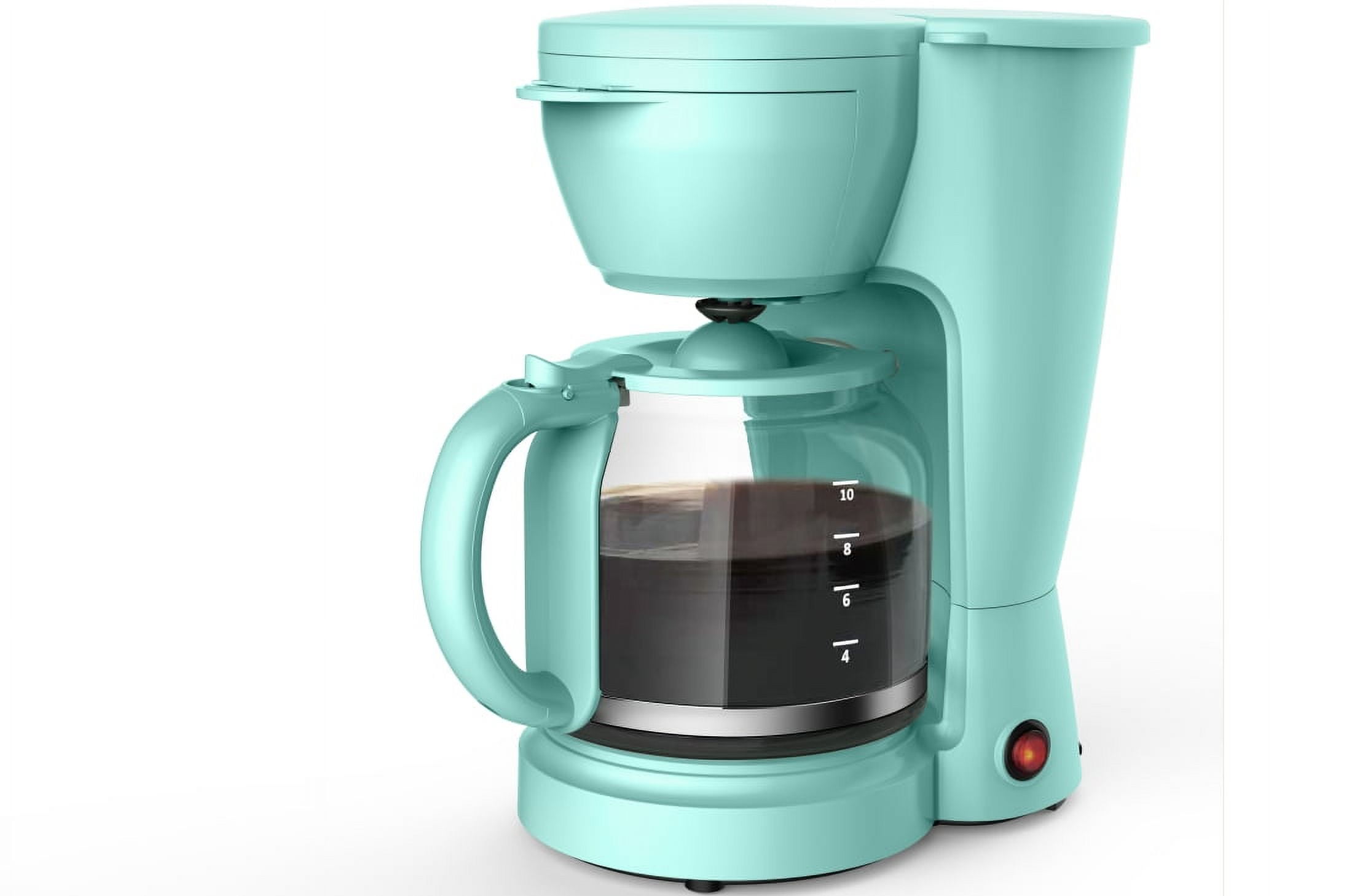 Mainstays 12 Cup Coffee Maker, Classic Mint