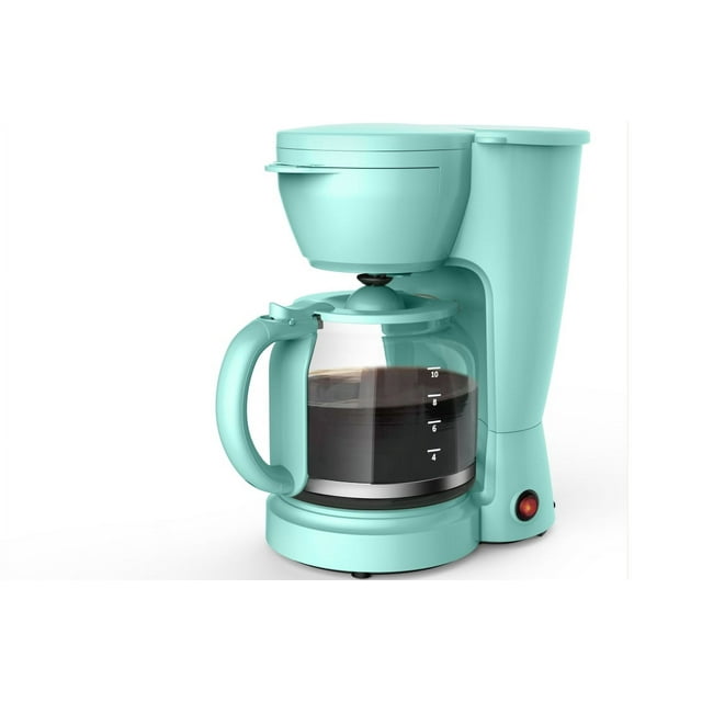 Mainstays 12 Cup Coffee Maker, Classic Mint