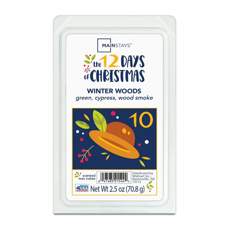 Mainstays 12 Days Of Christmas, Snow Berries Scented Wax Melts, 1.25oz -  Day 9 