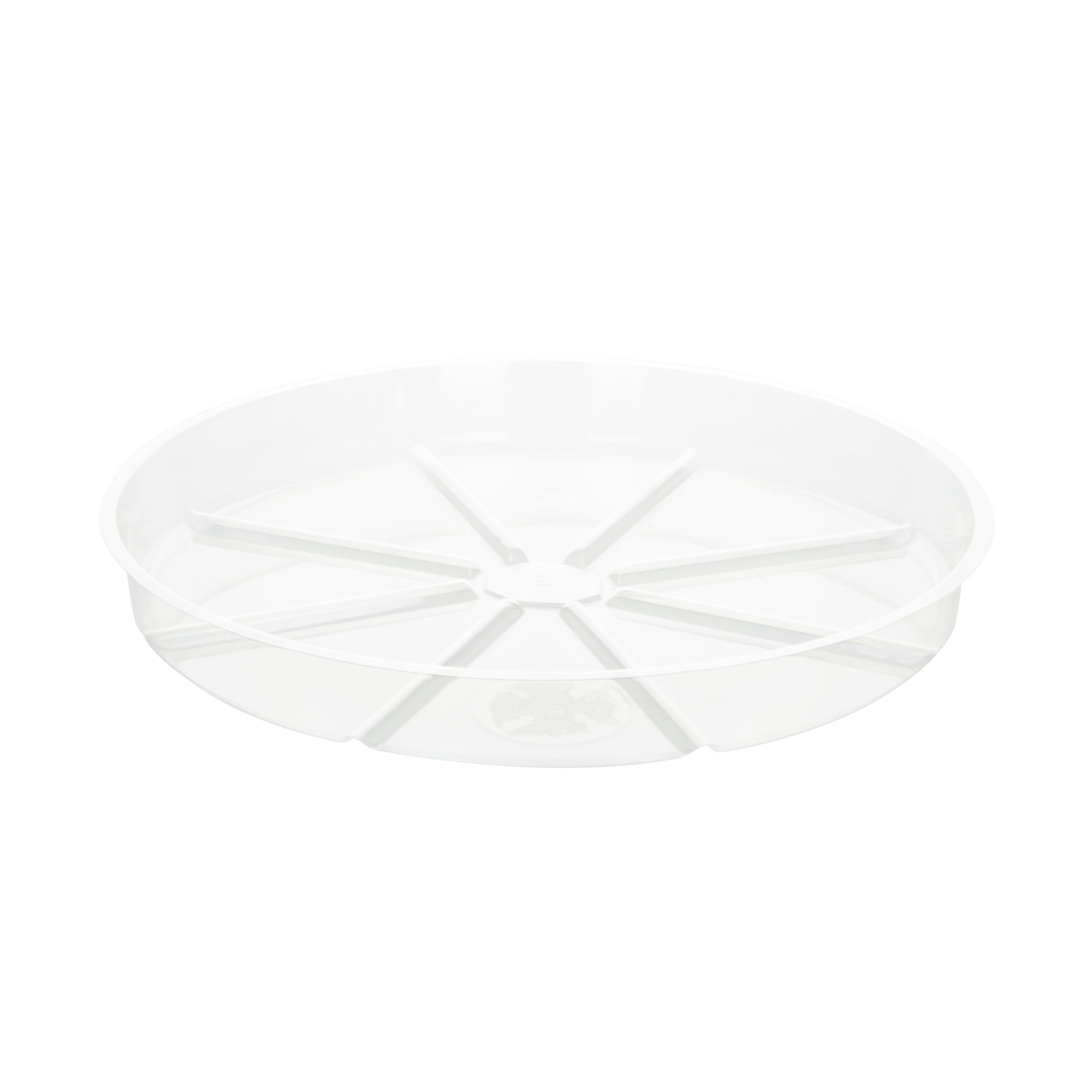 Mainstays 12" Heavy Duty Clear Round Vinyl Plant Saucer