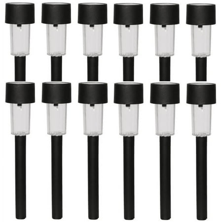 Mainstays 12 Pack Classic Column Solar-Powered LED Pathway Light