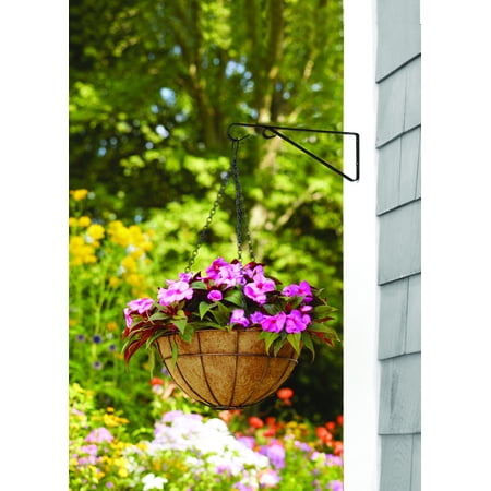 Mainstays 12 inch Black Iron Plant Bracket