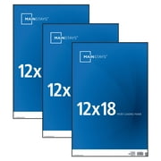 Mainstays – 12x18 Picture Frame – Black Front Loading Wall or Tabletop Photo Frame, Set of 3