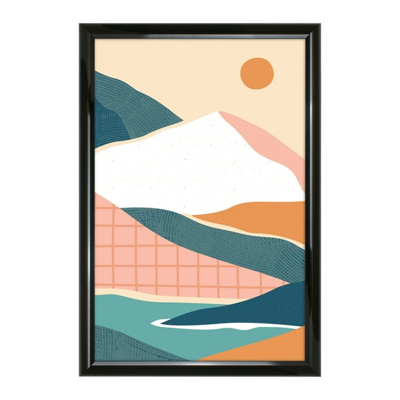 Mainstays – 12x18 Picture Frame – Black Rounded Profile Wall Photo Frame