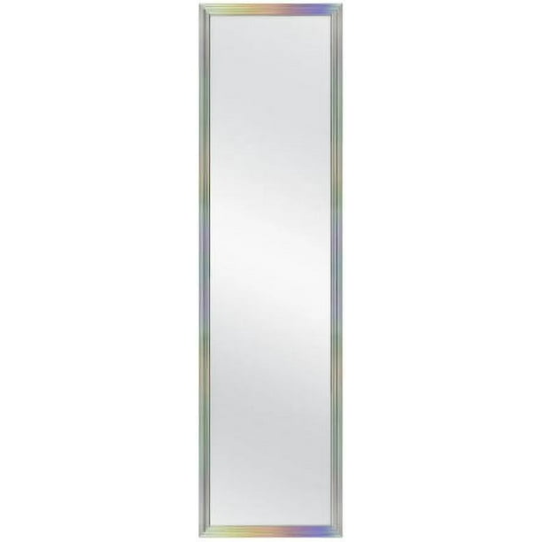 Mainstays 12x48 Rectangular Iridescent Door Mirror
