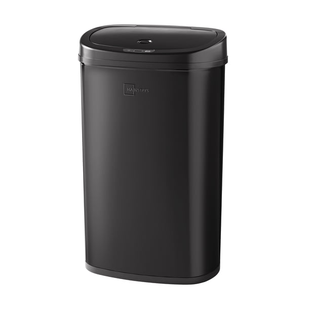 Mainstays Automatic Kitchen Trash Can, 13 Gallon Stainless Steel