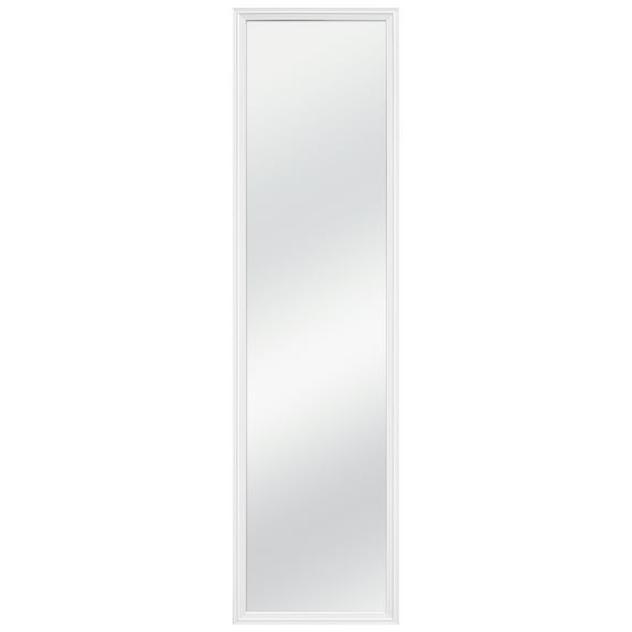 Mainstays 13.38x49.38 Inch White Door Mirror