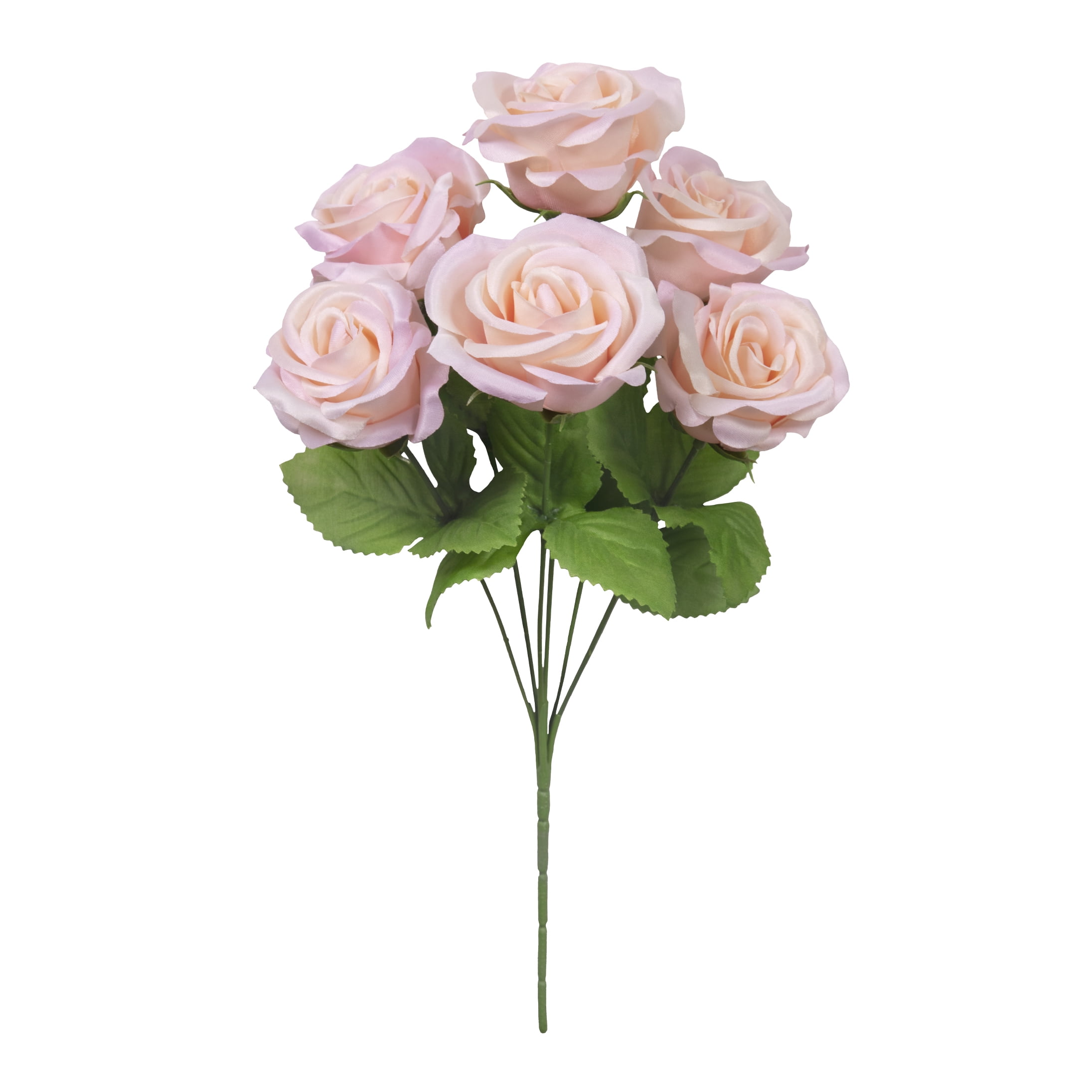 Mainstays 13.5" Artificial Silk Pink Roses Spring Pick