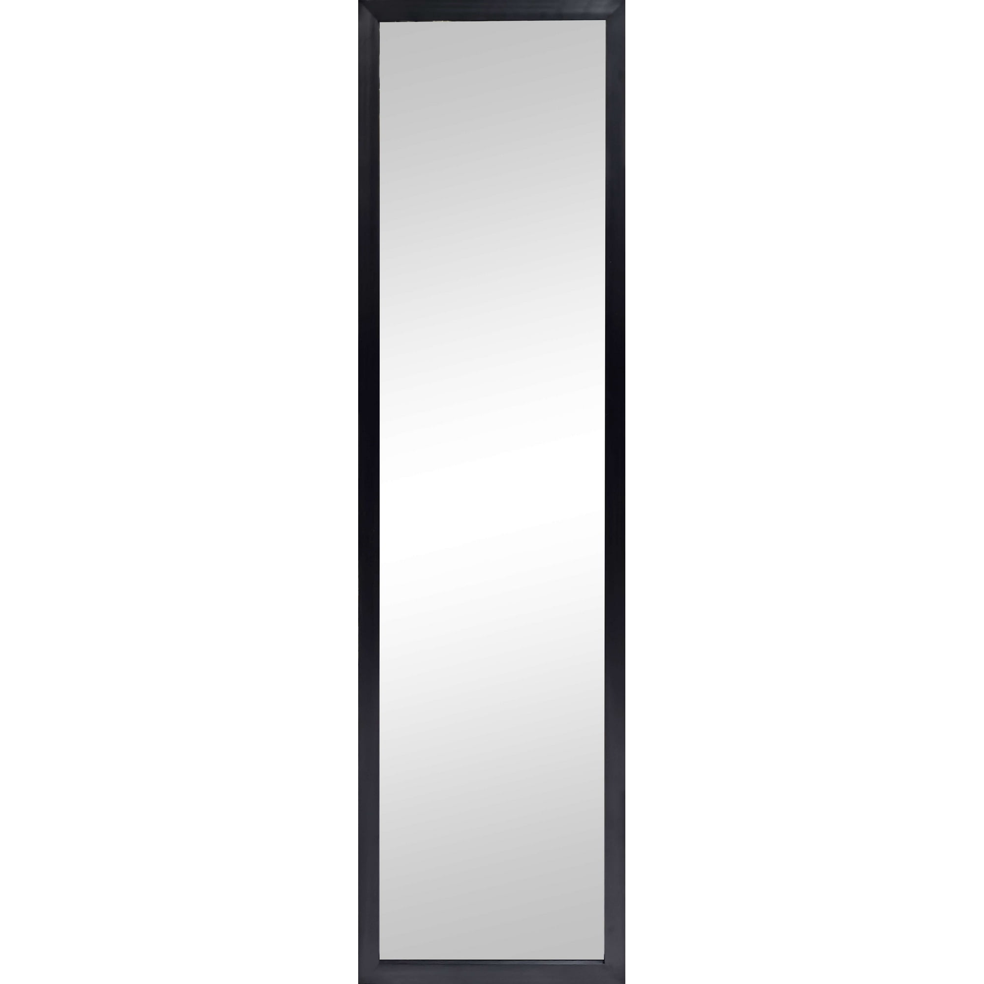 Mainstays 13x49 Black Rectangle Large Wall Mirror for Bathroom or Living Room