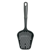 Mainstays 13.8in Nylon Scoop Strainer, Black