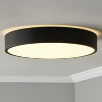 Mainstays 13" Flush Mount Light Integrated LED 3CCT Black Trim Finish