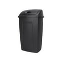 thumbnail interactive-video image 1 of Mainstays Kitchen Trash Can, 13 Gallon Plastic Garbage Bin with Swing Top Lid, Black, 1 of 11