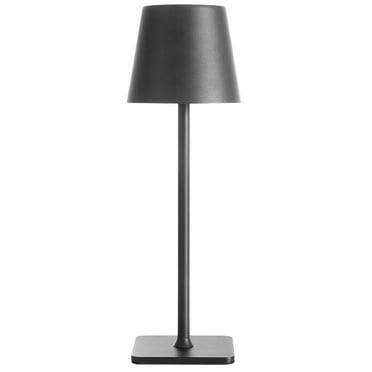 Mainstays 13" Indoor/Outdoor LED Rechargeable Stick Lamp, Black