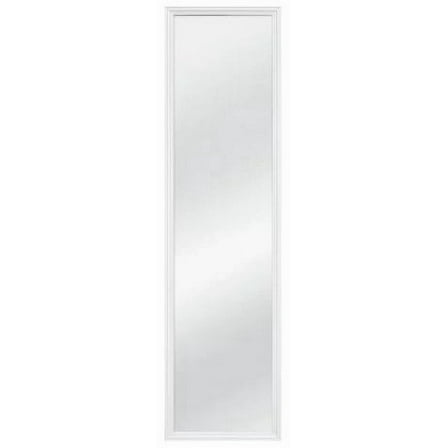 Mainstays 13x49 White Rectangle Large Wall Mirror for Bathroom or Living Room