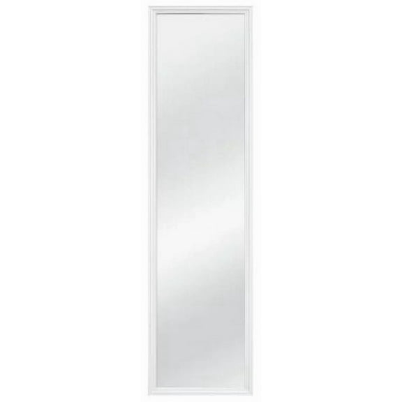 Mainstays 13x49 White Rectangle Large Wall Mirror for Bathroom or Living Room