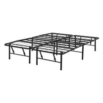 Mainstays 14" High Quad Fold Steel Platform Bed Frame, Full