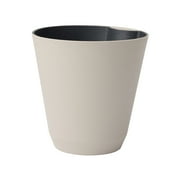 Mainstays 14 in. Beige Resin Self-Watering Planter
