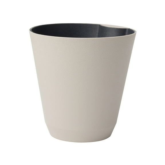 Mainstays 14 in. Beige Resin Self-Watering Planter