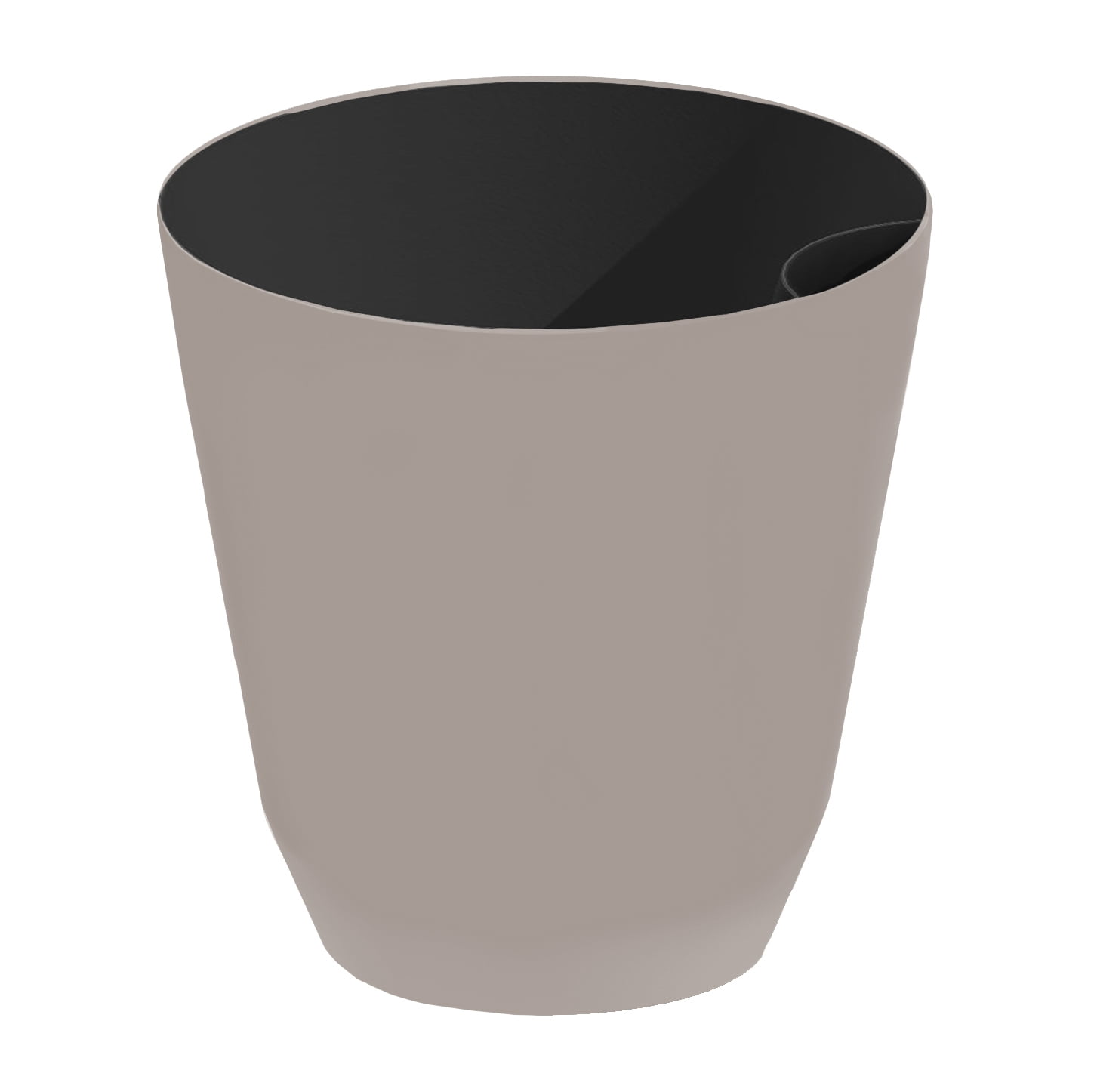 Mainstays 14 in. Beige Resin Self-Watering Planter