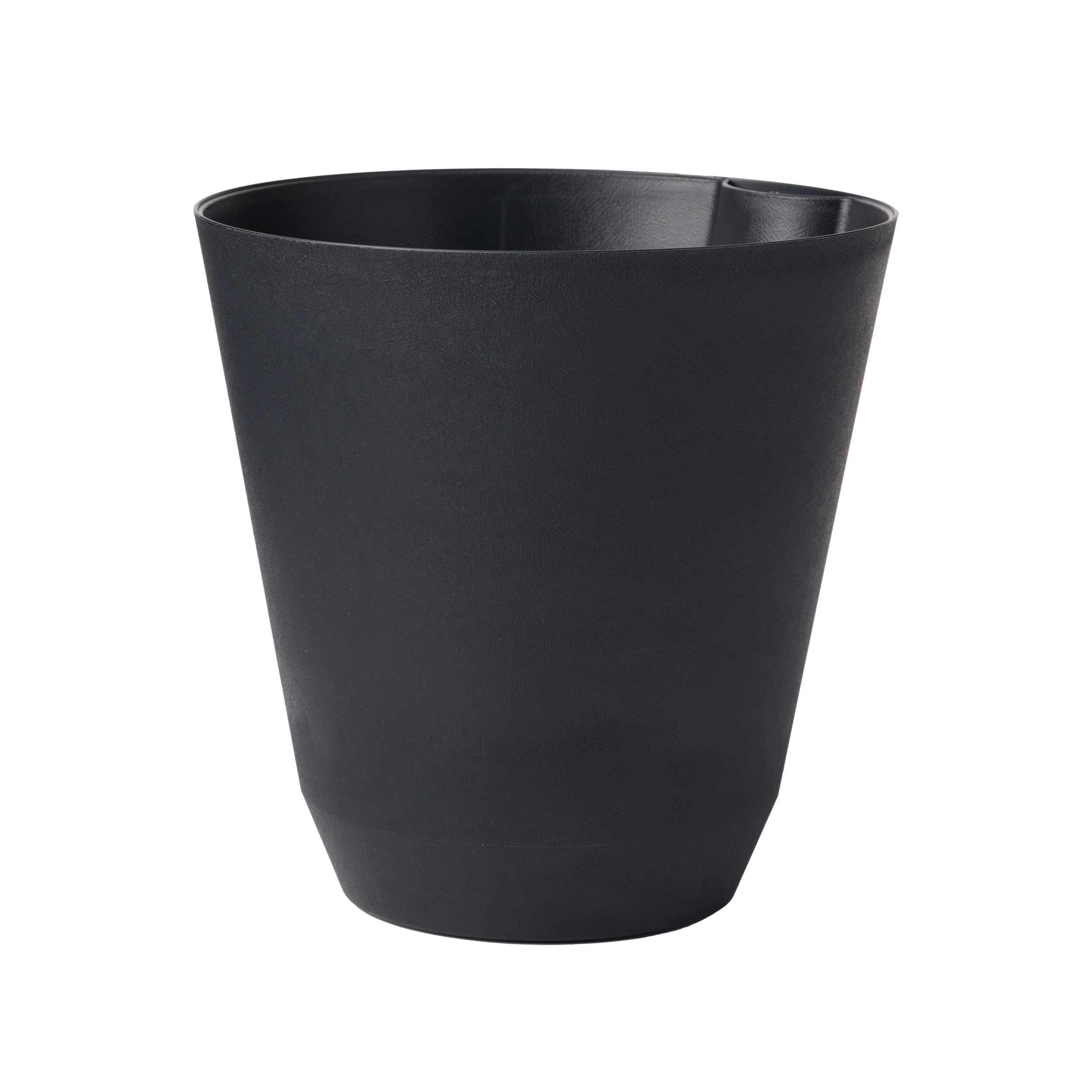 Mainstays 14 in. Black Resin Self-Watering Planter, Size: 14 inch
