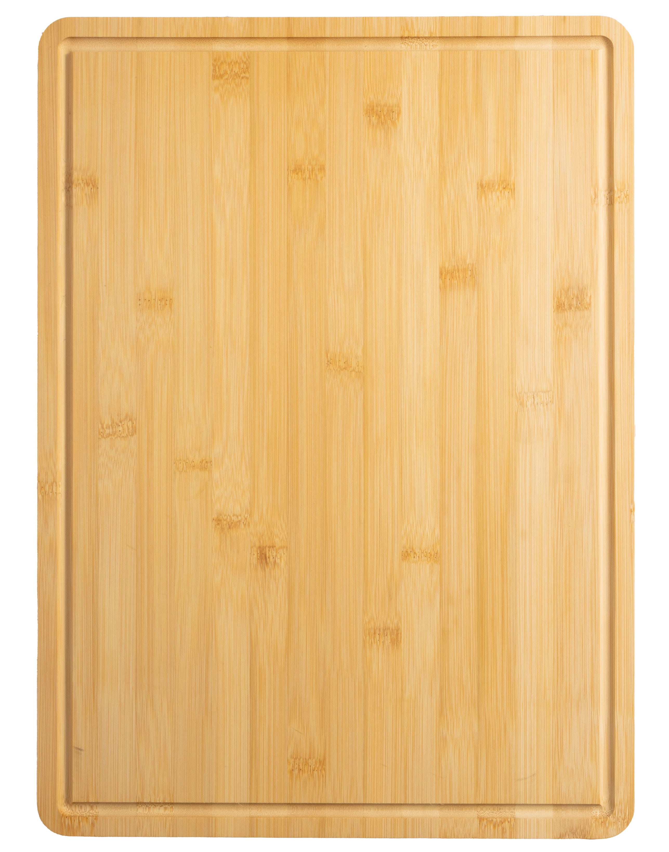 Mainstays Non-slip Bamboo Cutting Board, 14" x 19.5" with Juice Groove