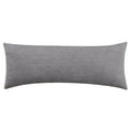 thumbnail image 1 of Mainstays 14" x 36" Greystone Yarn Dyed Stripe Lumbar Decorative Pillow, 1 of 7