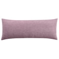 thumbnail image 1 of Mainstays 14" x 36" Violet Yarn Dyed Stripe Lumbar Decorative Pillow, 1 of 7