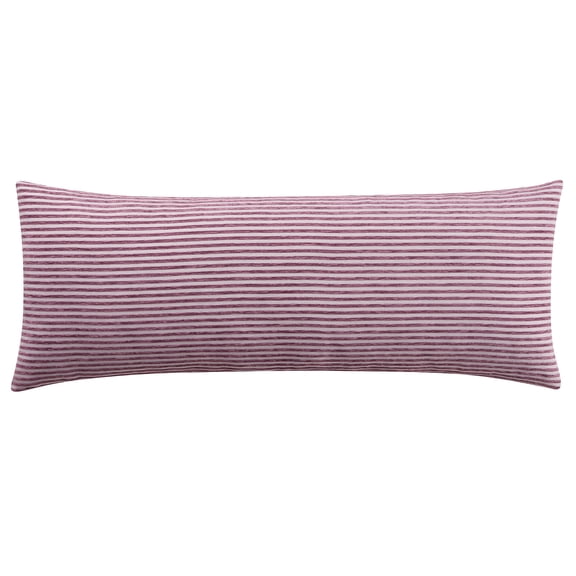 Mainstays 14" x 36" Violet Yarn Dyed Stripe Lumbar Decorative Pillow