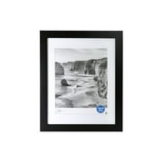 Mainstays 14x18 inch Matted to 11x14 inch Flat Wide Black 1.5" Gallery Wall Picture Frame