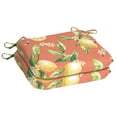 thumbnail image 1 of Mainstays 15.5"D x 17"W Lemon Bee Rectangle Outdoor Seat Pad (2 Pack), 1 of 10
