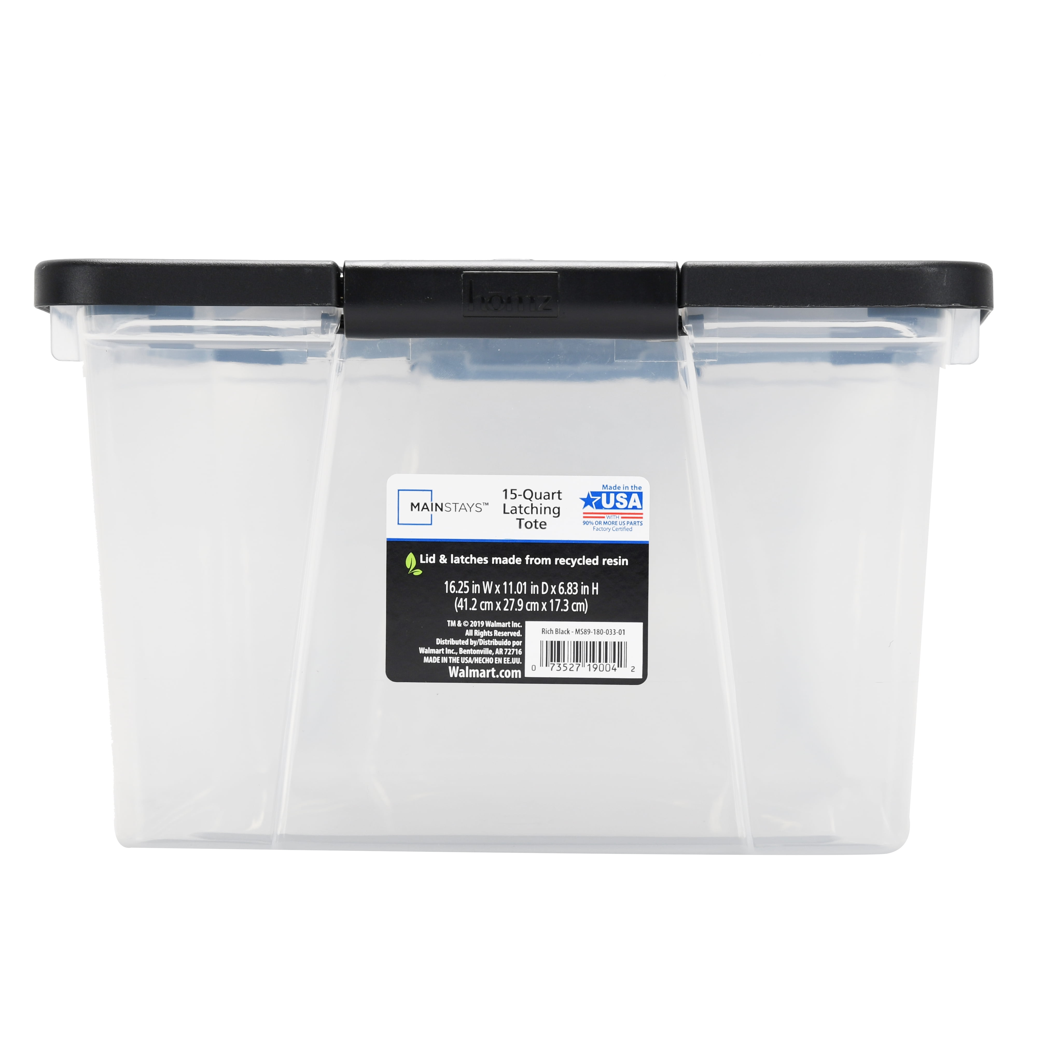 Buy Clear Tote Storage Bins (Pack of 15) at S&S Worldwide