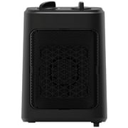 Mainstays 1500W Ceramic Fan-Force Electric Space Heater, Black, New