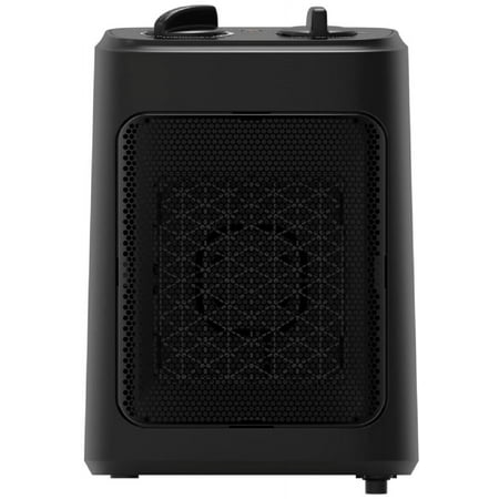 Mainstays 1500W Ceramic Fan-Force Electric Space Heater, Black