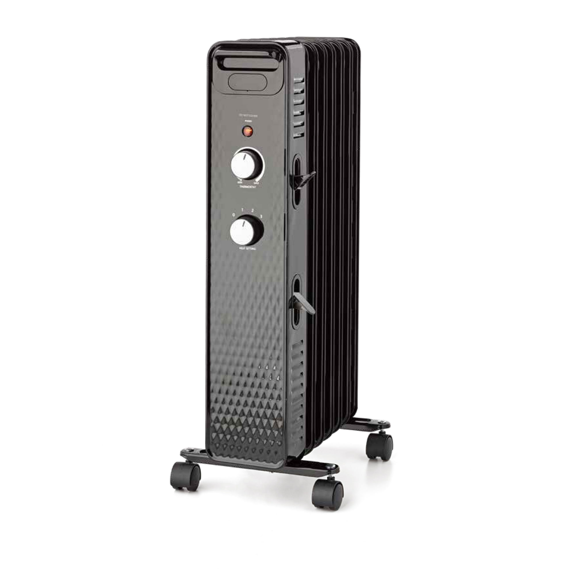 Mainstays 1500W Mechanical Oil Filled Electric Radiator Heater, WSH07O2ABB,  Black - Walmart.com