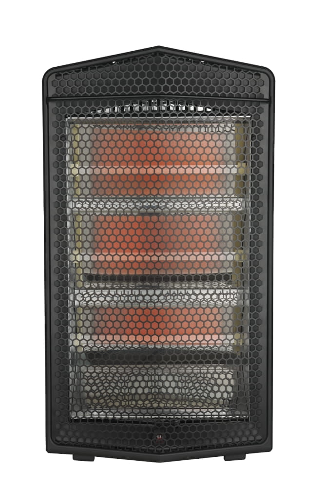 Mainstays 1500W Quartz Electric Space Heater, WSH20Q3ABB, Black