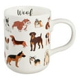 thumbnail interactive-video image 1 of Mainstays 16.06-oz Stoneware Dog Mug, White, 1 of 8