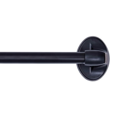 Mainstays 16-28 in. Adjustable Steel/Plastic Magnetic Appliance Rod, 5/8 in. Diameter, Black