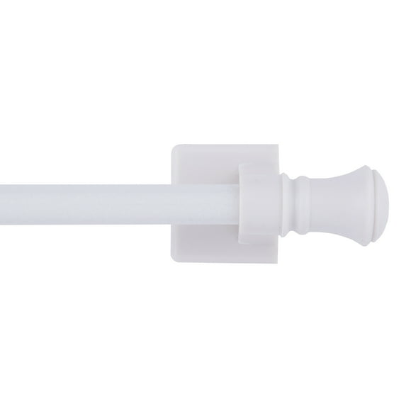 Mainstays 7/16" Magnetic Drapery Rod, 16-28", White