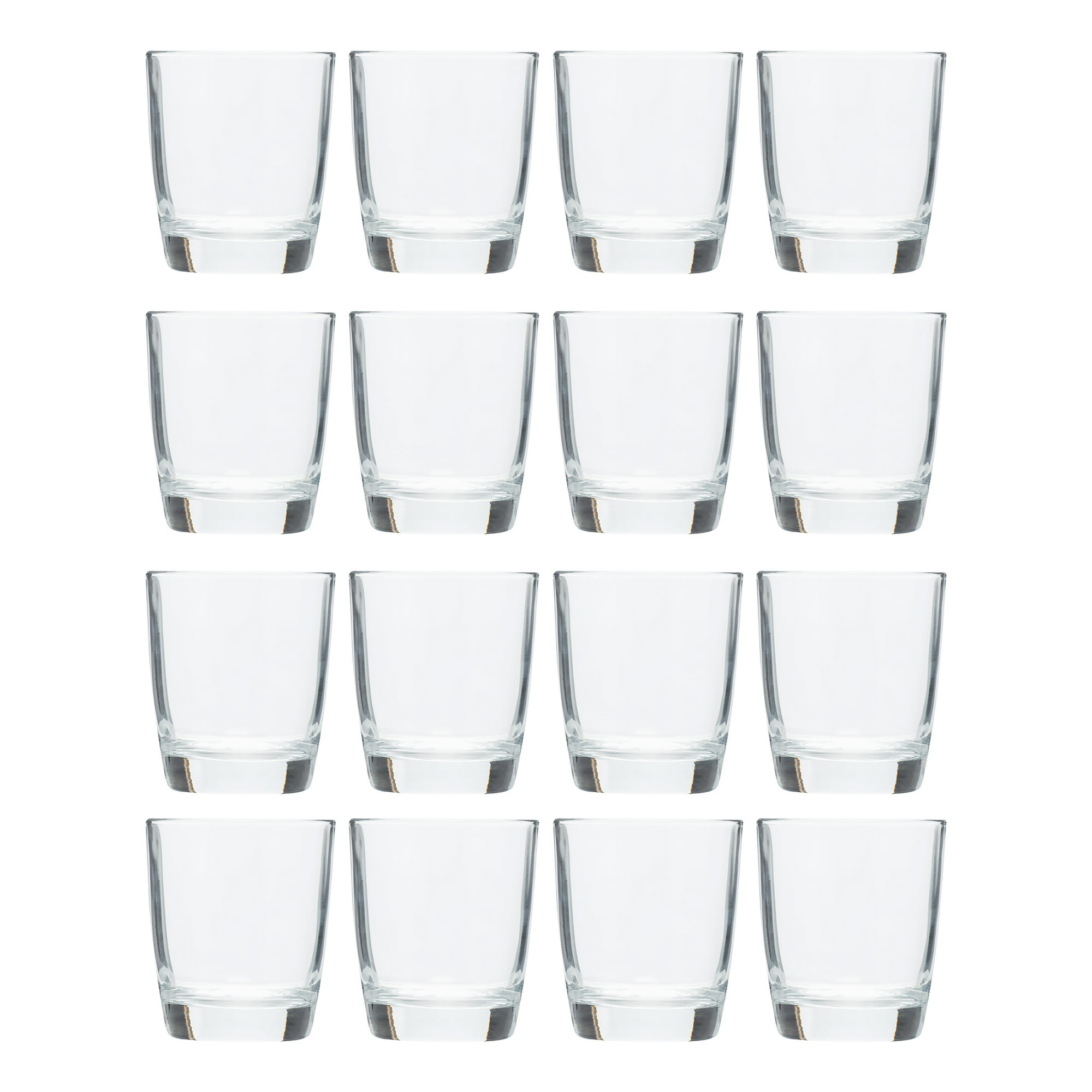 Mainstays 16-Piece Drinkware Glass Set