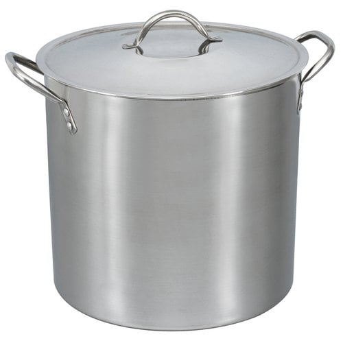 Mainstays Stainless Steel 16 Quart Stockpot with Lid 