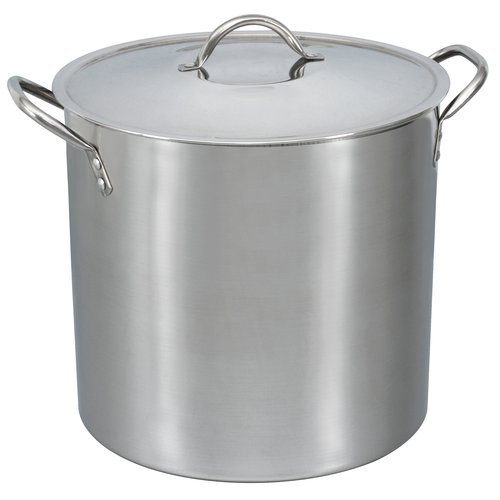 Mainstays 16-Qt Stainless Steel Stock Pot with Metal Lid - image 1 of 4