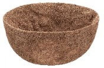 Mainstays 16" Round Coco Liner, 16"x 8" in Size, Natural Coconut Fiber Material