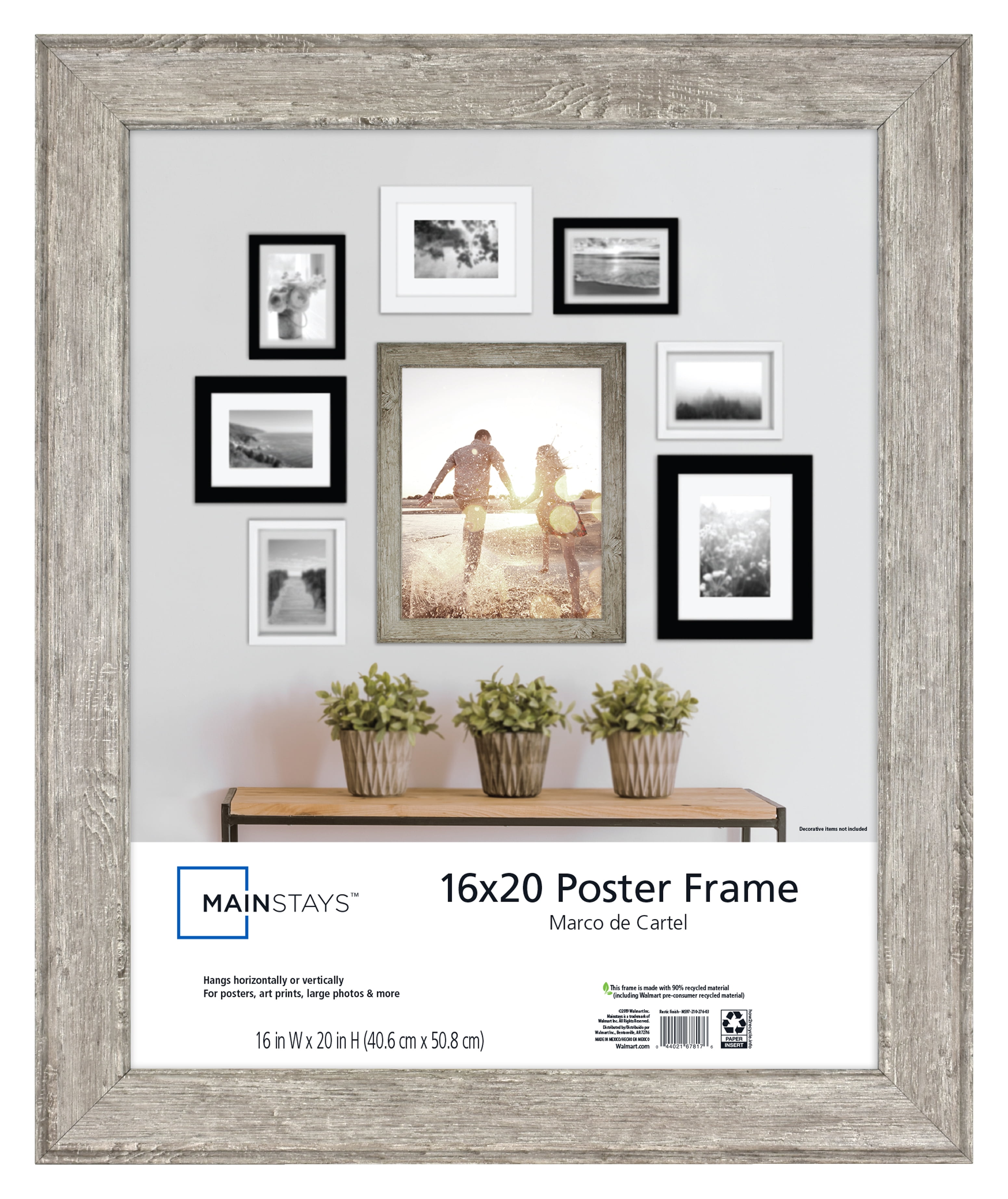Mainstays 16 in x 20 in Rustic Poster Frame