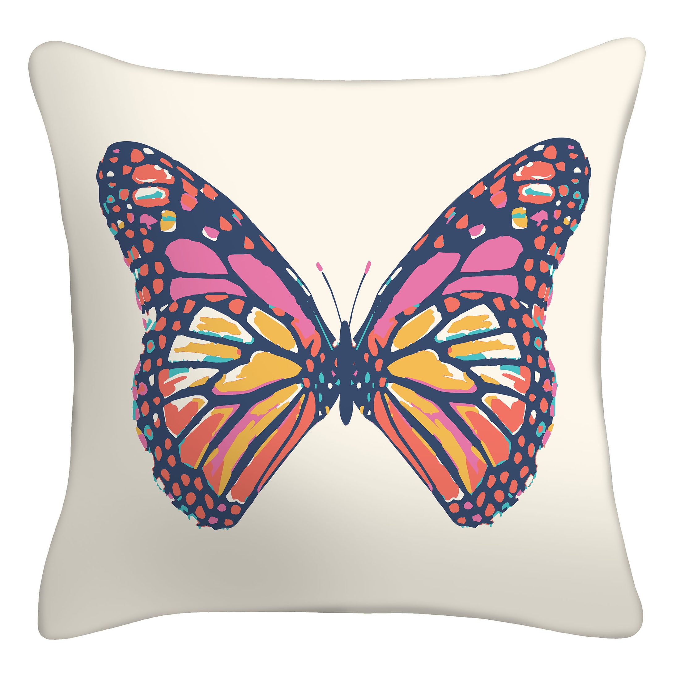 Find Your Perfect Mainstays 16" x 16" Bright Butterfly Decorative Throw
