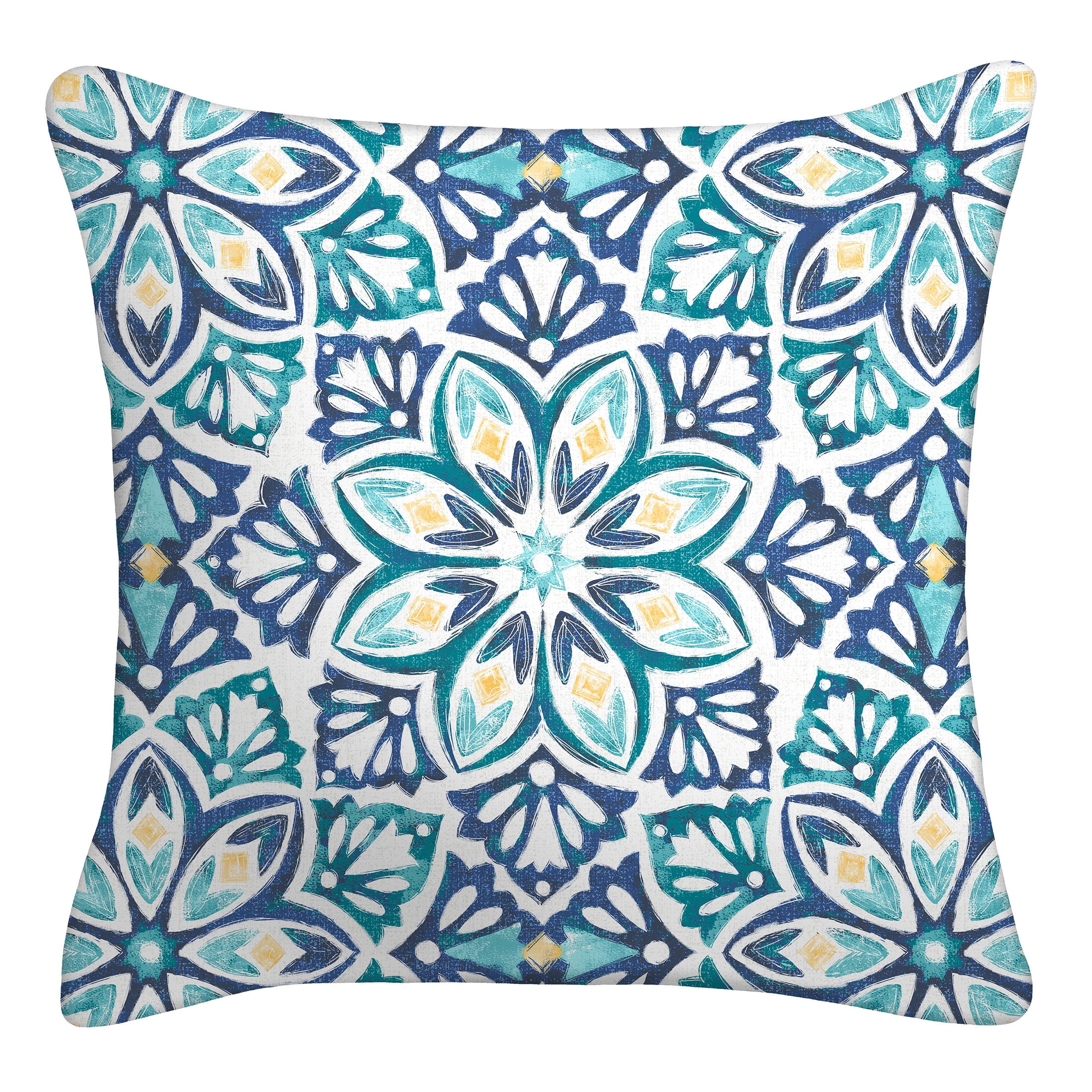 Mainstays 16" x 16" Decorative Outdoor Throw Pillow, Glacier