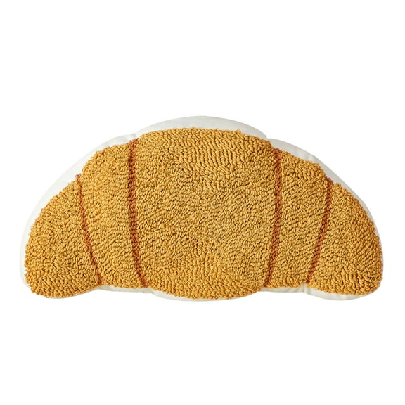 Mainstays Croissant Shaped Decorative Throw Pillow for Teens/Adults – 16" x 8"