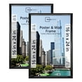 thumbnail image 1 of Mainstays 16x24 Rounded Black Poster Picture Frame, Set of 2, 1 of 6