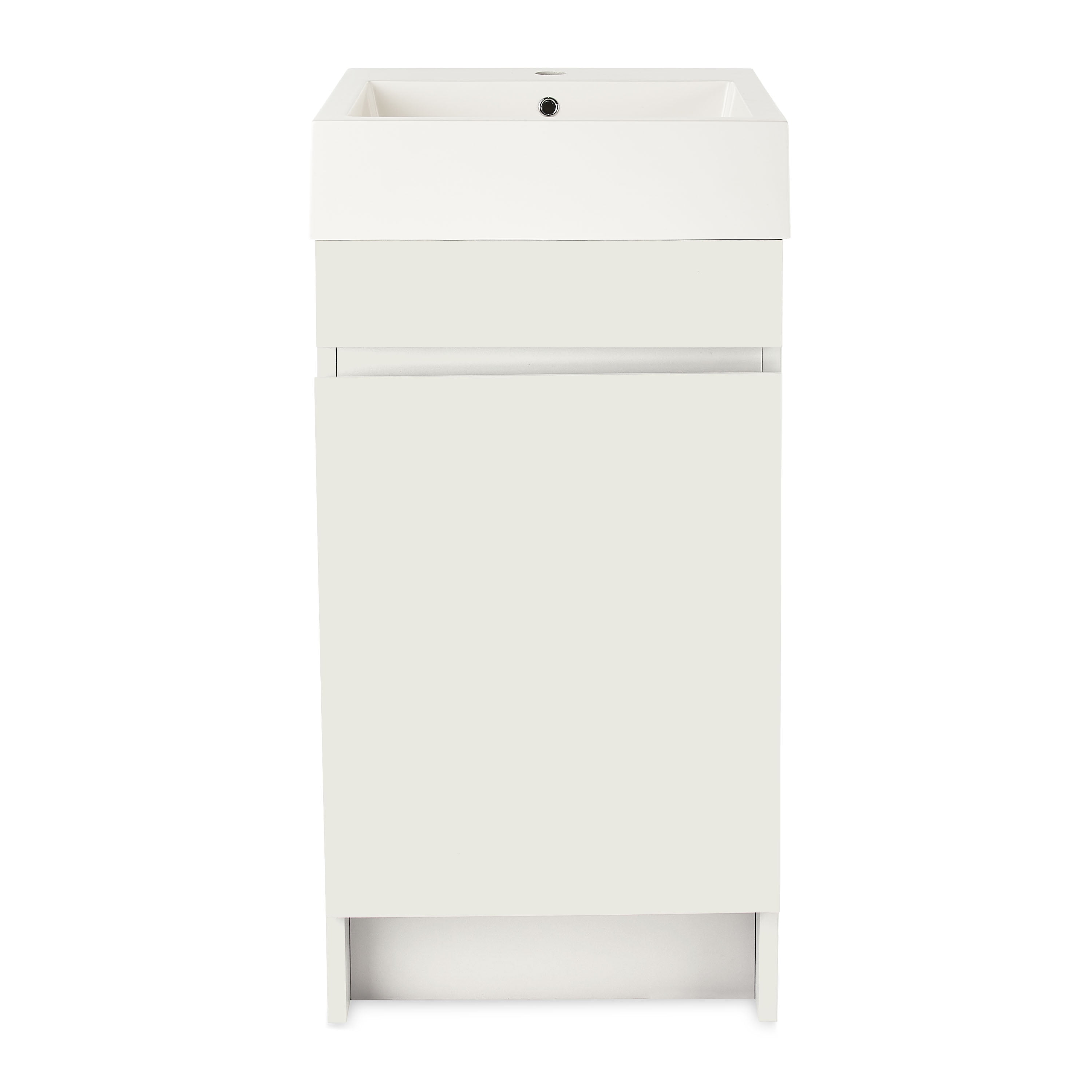 Mainstays 17.75" Bathroom Vanity with Cultured Marble Sink