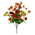 thumbnail interactive-video image 1 of Mainstays 17" Artificial Red and Orange Ranunculus Bush,  Indoor Use., 1 of 9